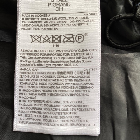 Gap Women's Gray PRIMALOFT Insulated Vest Size S Tall - Picture 6 of 8